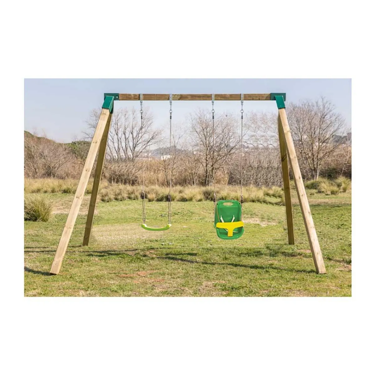Columpio Madera Karai Junior con asiento para bebé*MASGAMES Clearance