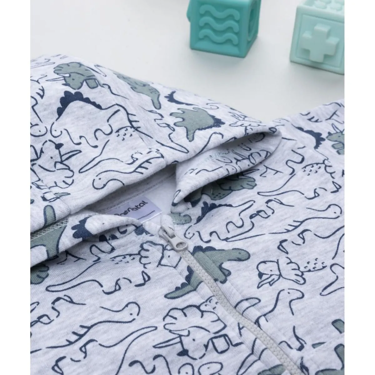 Conjunto jogging de niño gris con estampado Dino*Prenatal Hot