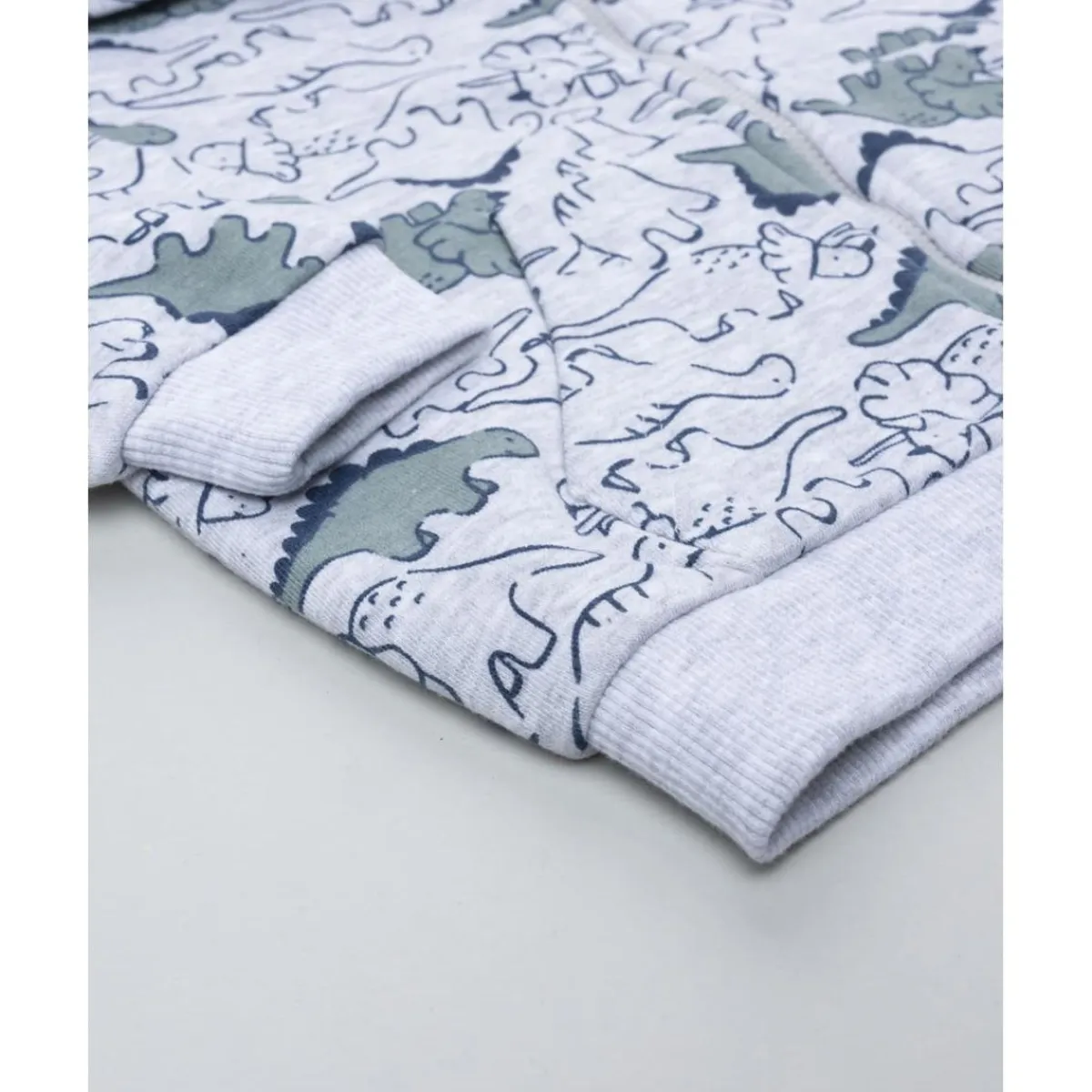 Conjunto jogging de niño gris con estampado Dino*Prenatal Hot