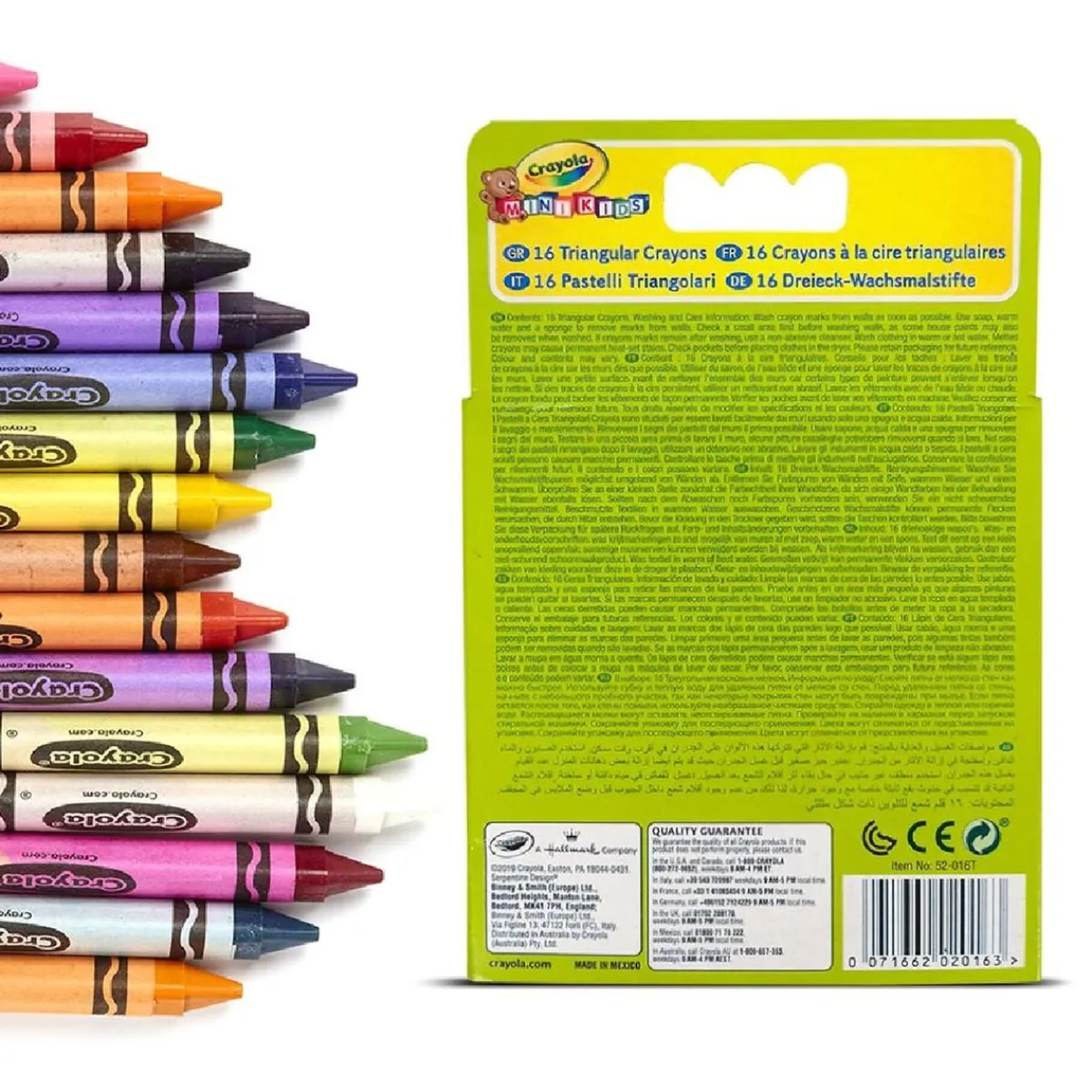 Clearance - Pack 16 Ceras Lavables Arte Y Manualidades