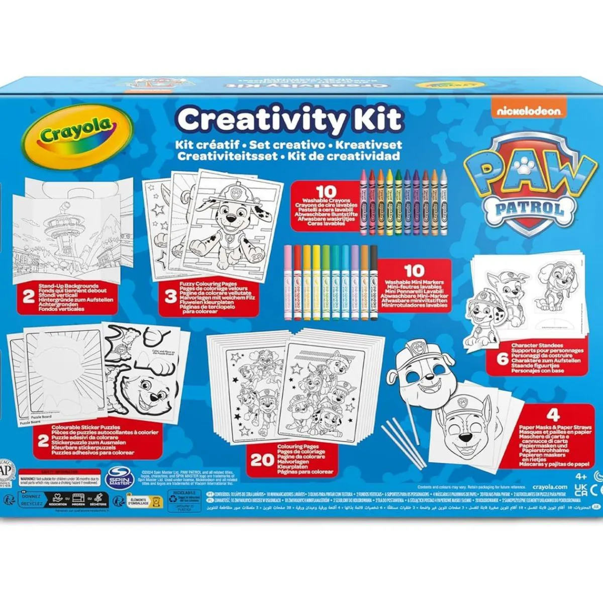 Outlet - Patrulla Canina - Juego Creativo Aventura Artística 60 Piezas ㅤ Arte Y Manualidades