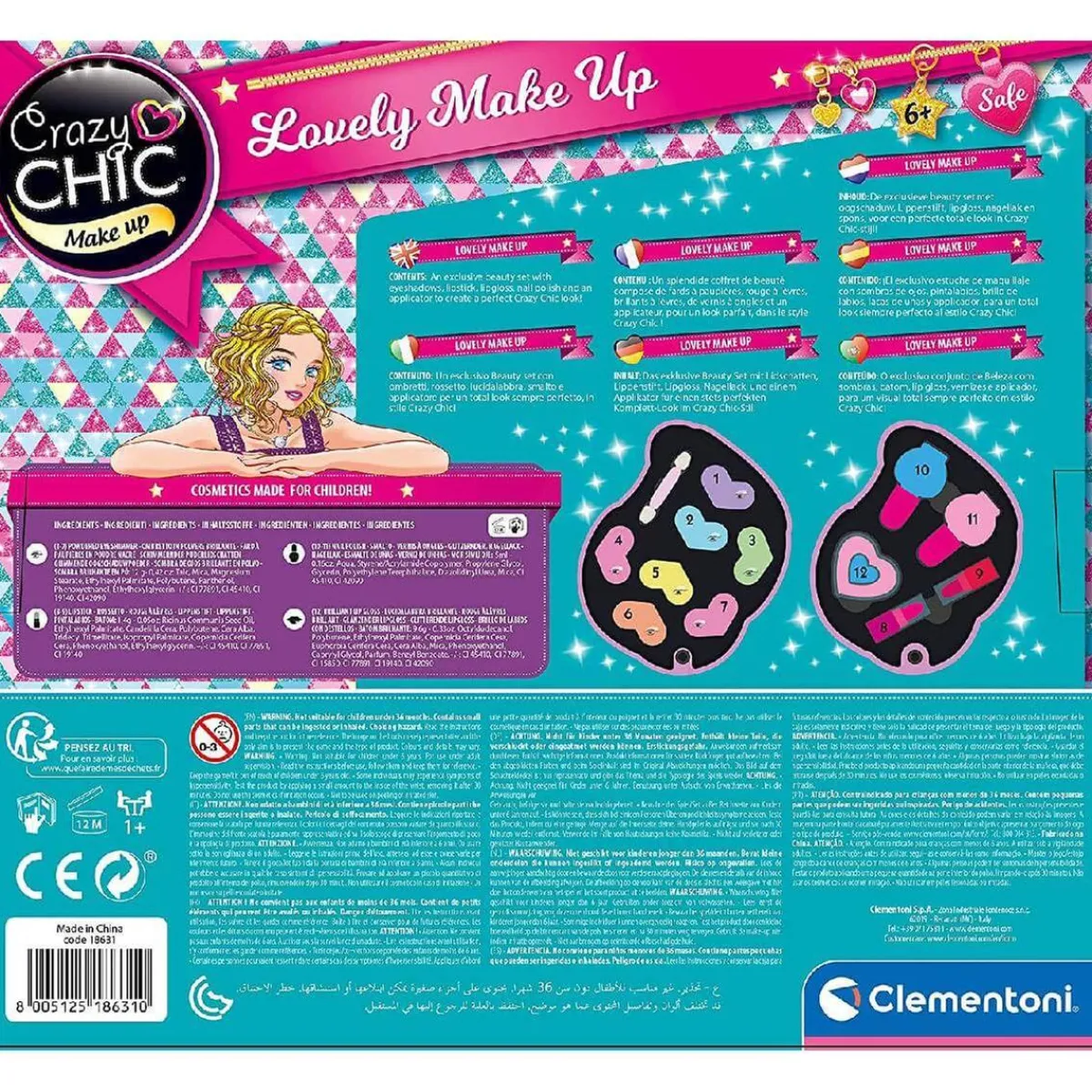 Crazy Chic - Neceser maquillaje sirena*CLEMENTONI Online