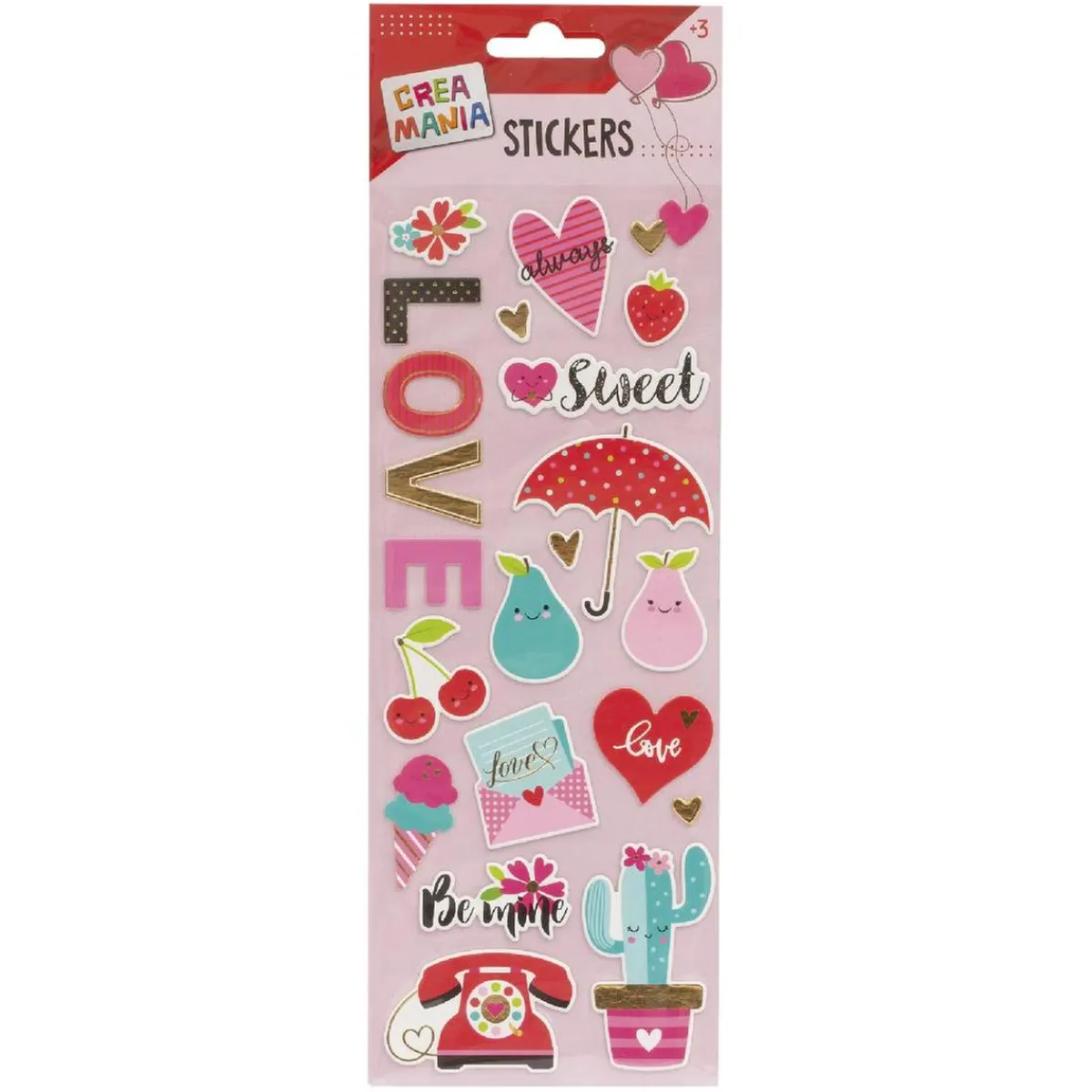 Creamania - Pegatinas Love (varios modelos)*CREAMANIA UNISEX Discount