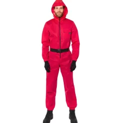 Online Disfraz adulto de Guardián de "El Juego del Calamar" - Talla L Disfraces|Halloween