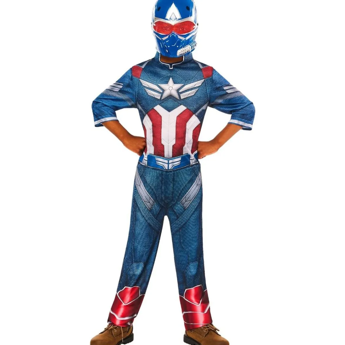 Disfraz Capitán América Talla XL (11-13 años / 142-154cm)*RUBIE'S