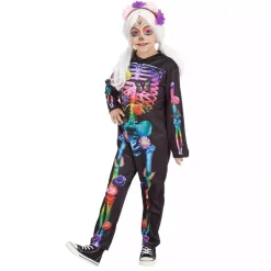 Disfraz Catrina Happy Flower Talla S (7-8 años)*RUBIE'S New