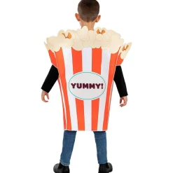 Disfraz de bolsa de palomitas para niños 7-12 años*Funidelia