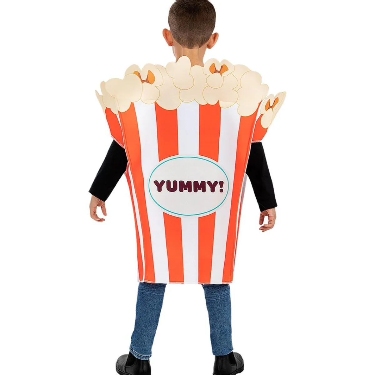 Disfraz de bolsa de palomitas para niños 7-12 años*Funidelia