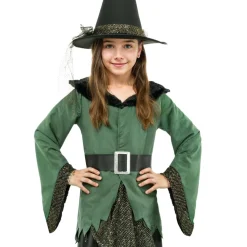 Disfraz de bruja deluxe niña 10-12 años*Funidelia Hot