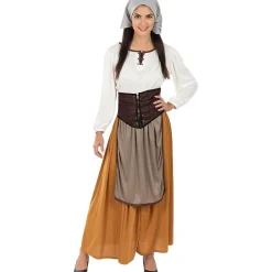 Discount Disfraz de campesina medieval para mujer M Disfraces|Halloween