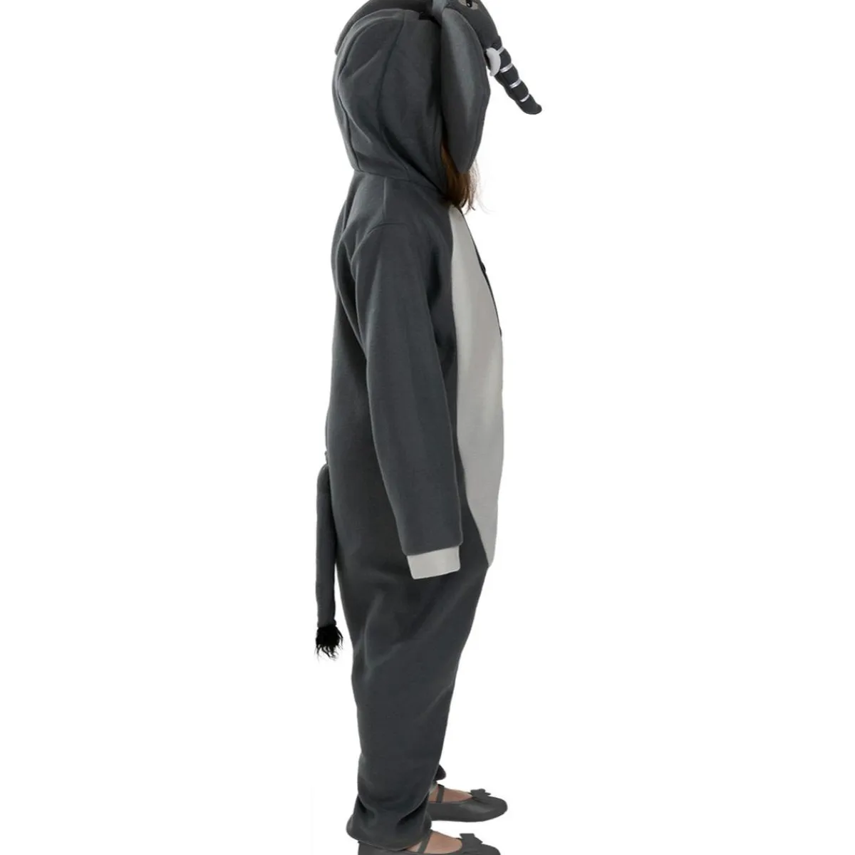 Disfraz de elefante onesie para niños 5-6 años*Funidelia
