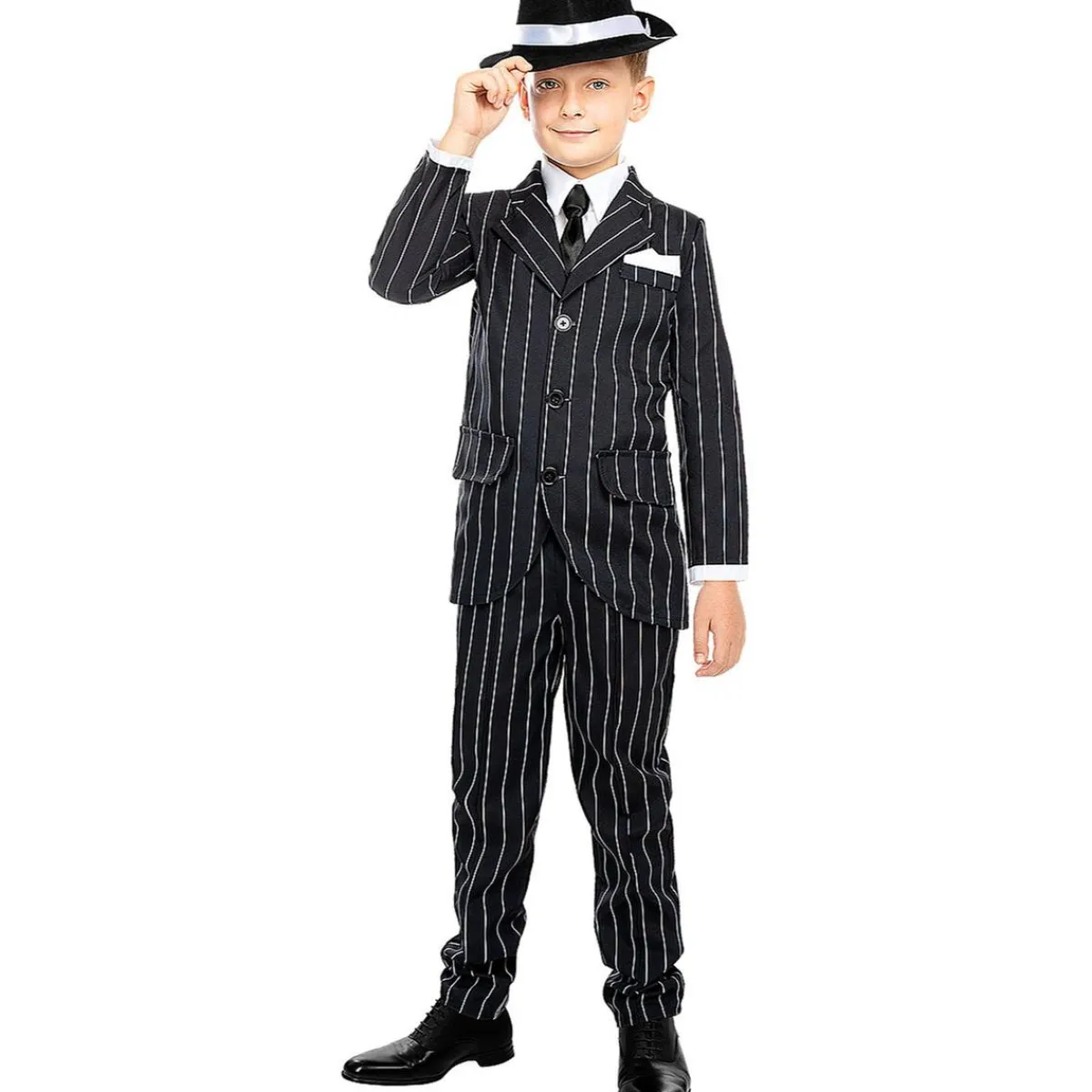 Hot Disfraz de gangster para niño 10-12 años Halloween|Disfraces