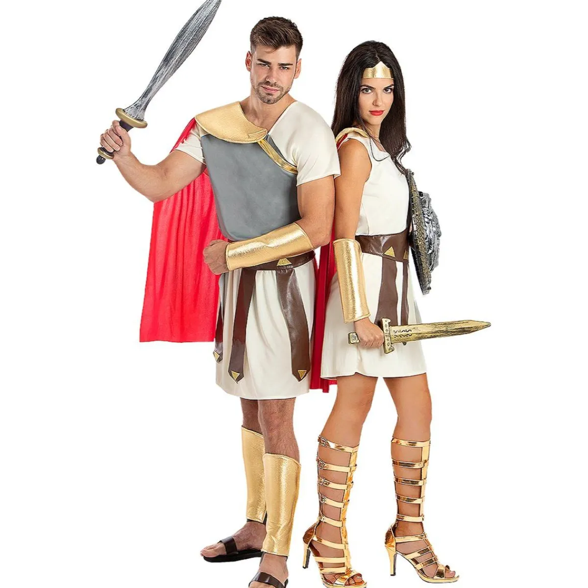 Outlet Disfraz de gladiador para hombre M-L Disfraces|Halloween