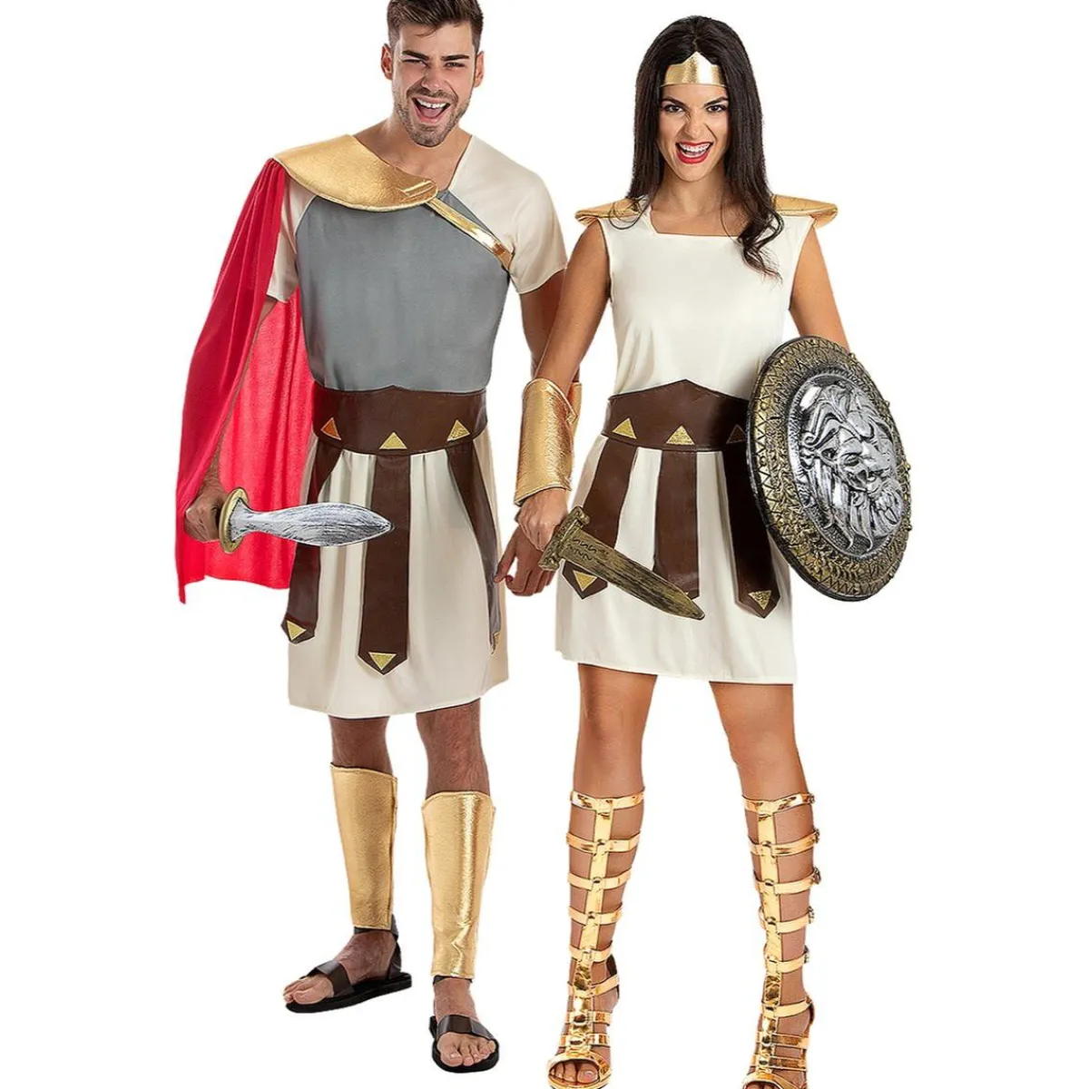 Outlet Disfraz de gladiador para hombre M-L Disfraces|Halloween