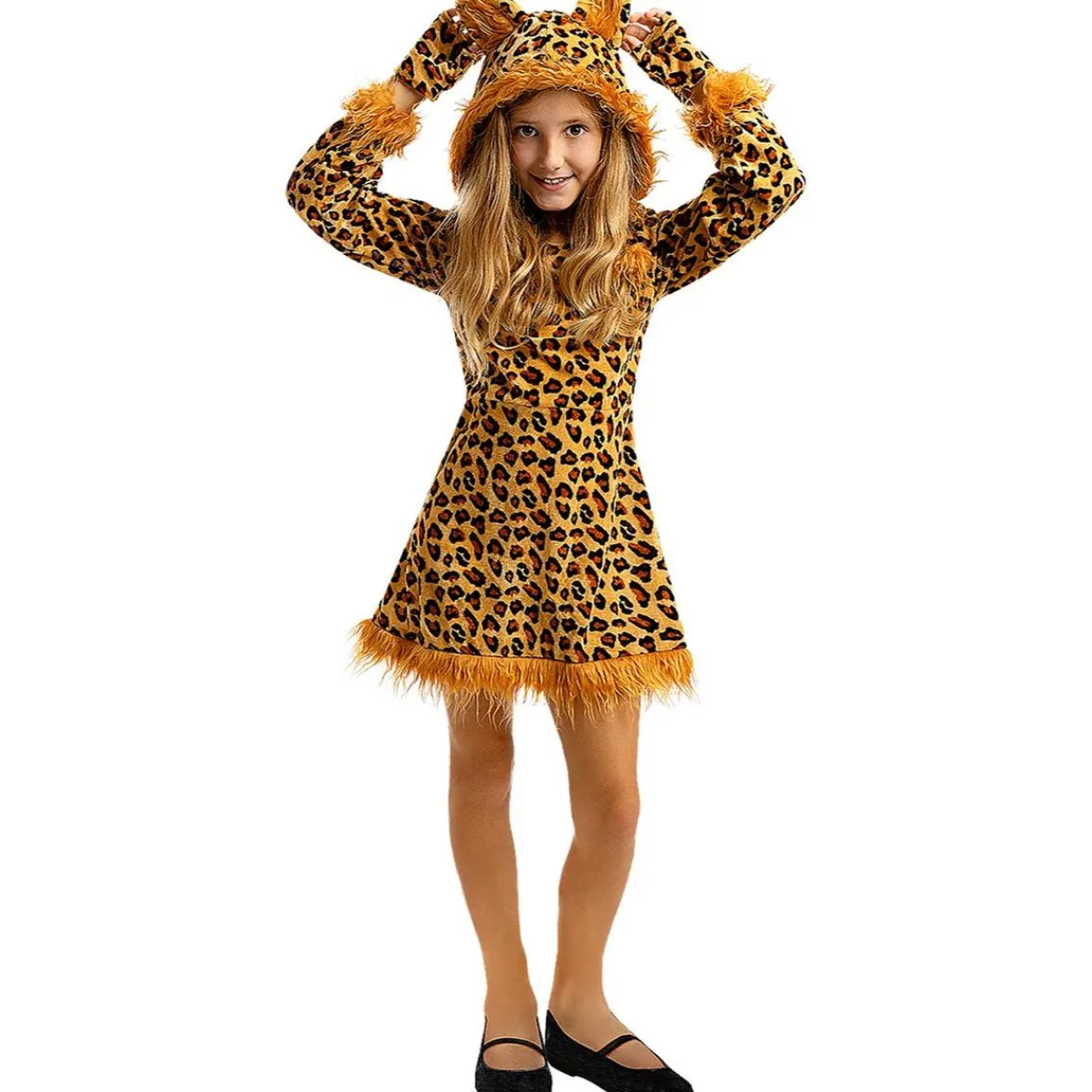 Disfraz de leopardo para niña 5-6 años*Funidelia Discount