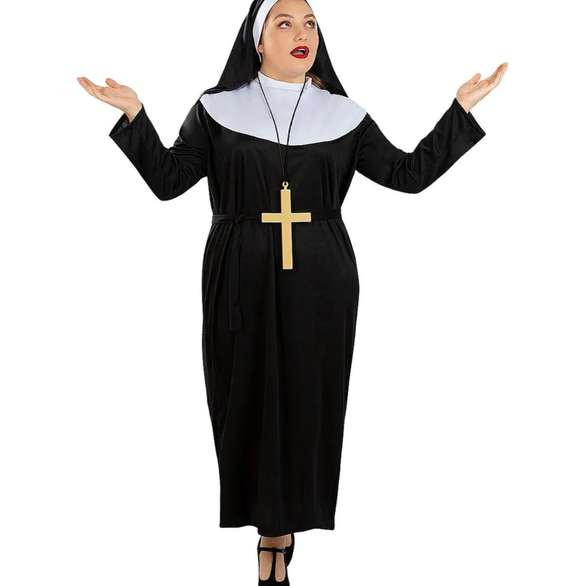 Online Disfraz de monja XL Disfraces|Halloween