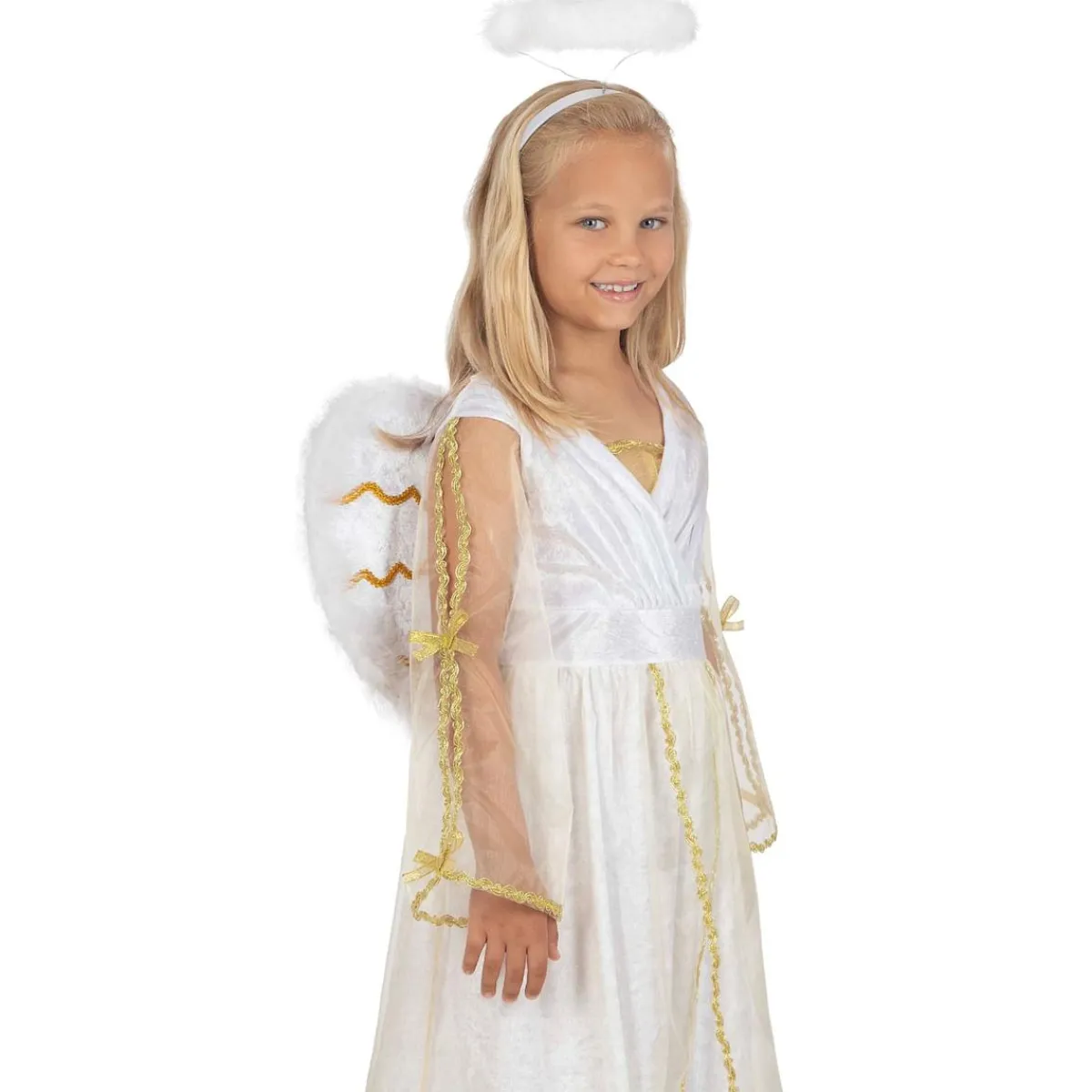 Discount Disfraz de ángel Deluxe niña 3-4 años Disfraces|Halloween