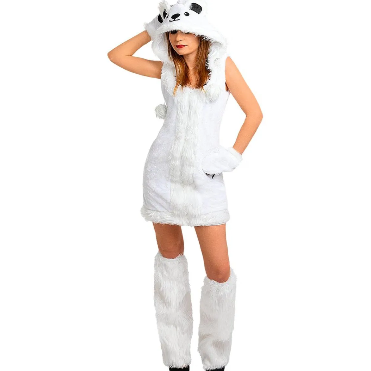 Disfraz de oso polar para mujer M*Funidelia