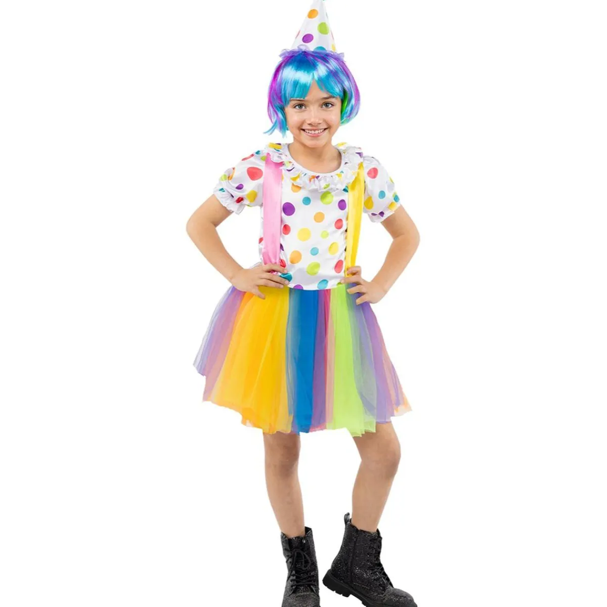 Disfraz de payasa para niña 10-12 años*Funidelia Online