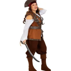 Clearance Disfraz de pirata para mujer- Colección Caribe XS Disfraces|Halloween