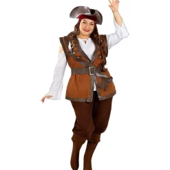 Clearance Disfraz de pirata para mujer- Colección Caribe XS Disfraces|Halloween