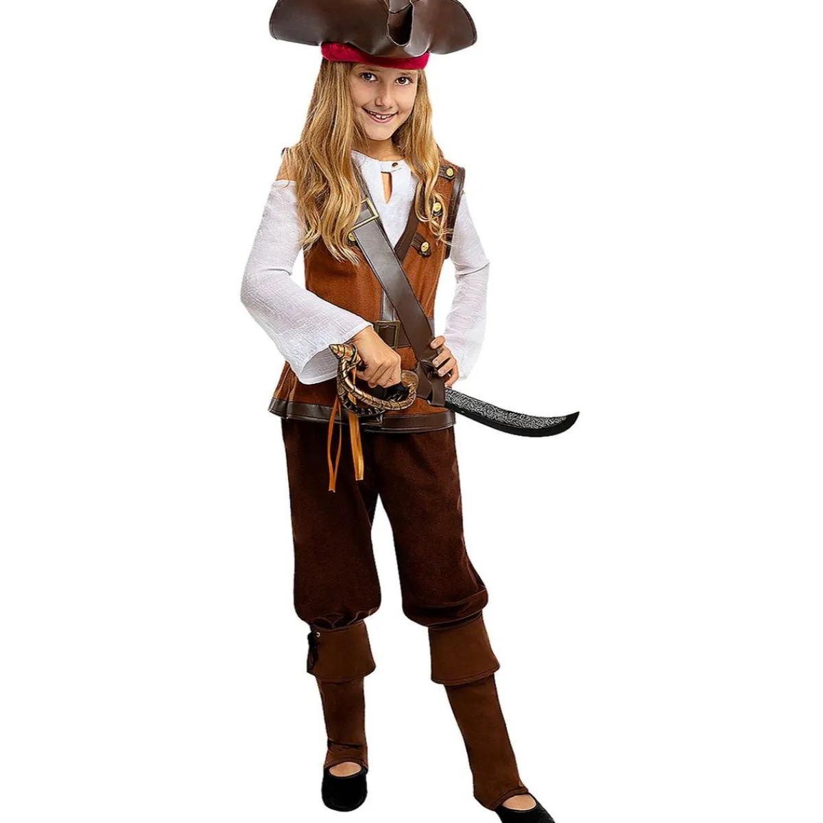Disfraz de pirata para niña - Colección Caribe 10-12 años*Funidelia Online