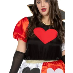 Disfraz de Reina de corazones para mujer XXL*Funidelia Discount