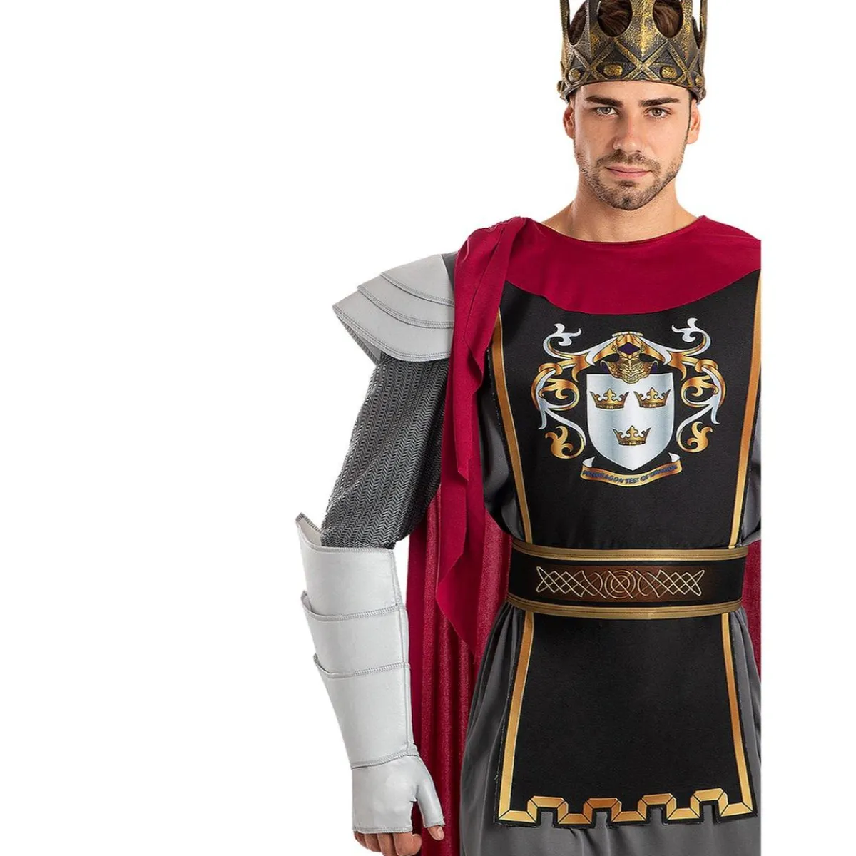 Disfraz de rey Arturo Deluxe para hombre L*Funidelia Hot