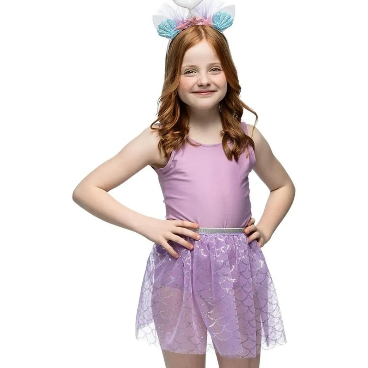 Disfraz de sirena con falda brillante y tiara ㅤ*TOYS "R" US Online