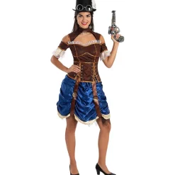 Disfraz de Steampunk corto para mujer M*Funidelia