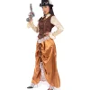 Best Disfraz de Steampunk largo para mujer XXL Disfraces|Halloween