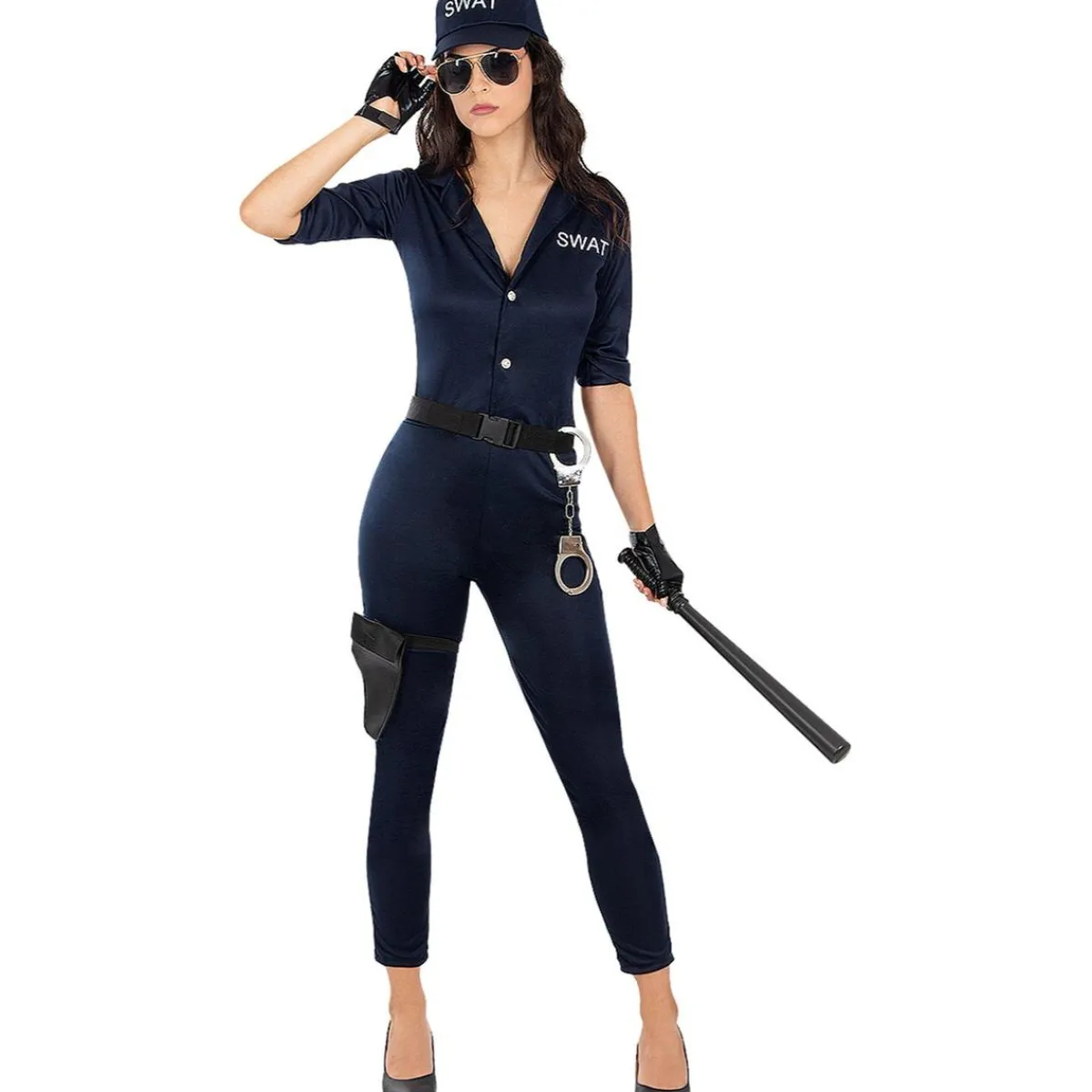 Disfraz de SWAT para mujer L*Funidelia Sale