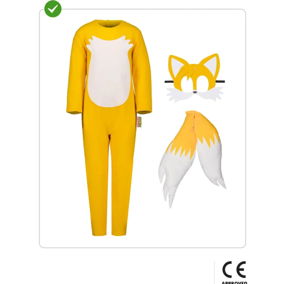 Disfraz de Tails Sonic niño 5-6 años*Funidelia Best