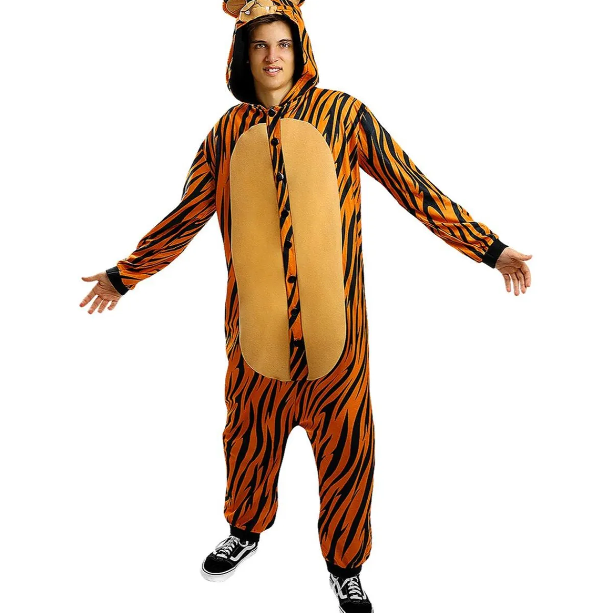 Clearance Disfraz de tigre onesie para adulto L-XL Halloween|Disfraces