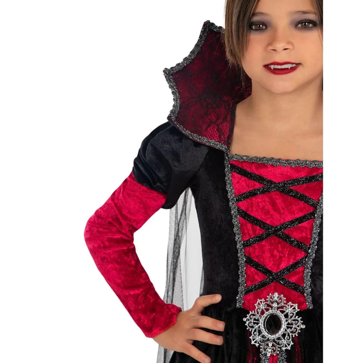 Outlet Disfraz de vampiresa deluxe niña 3-4 años Disfraces|Halloween