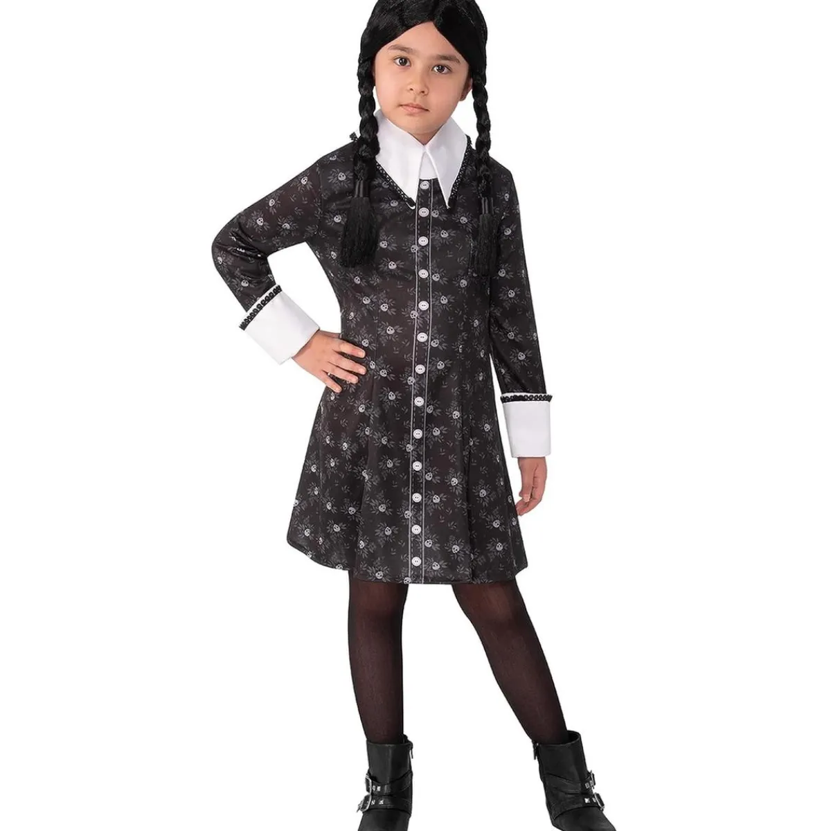 New Disfraz infantil - Miércoles Addams talla L Disfraces|Halloween
