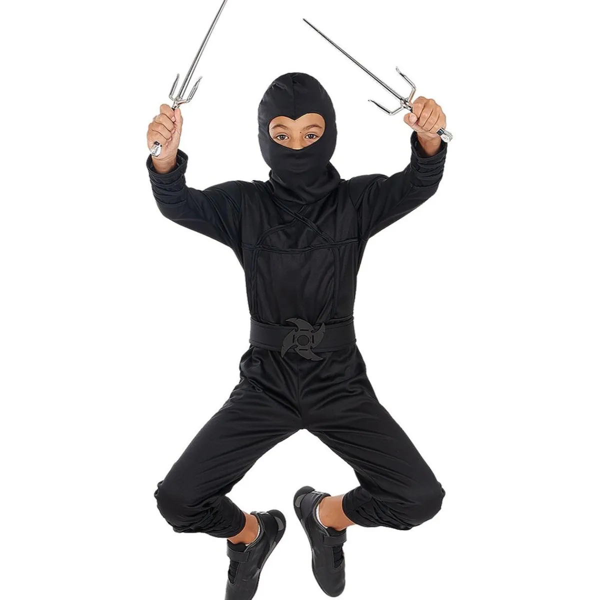 Disfraz Ninja negro para niño 10-12 años*Funidelia Hot