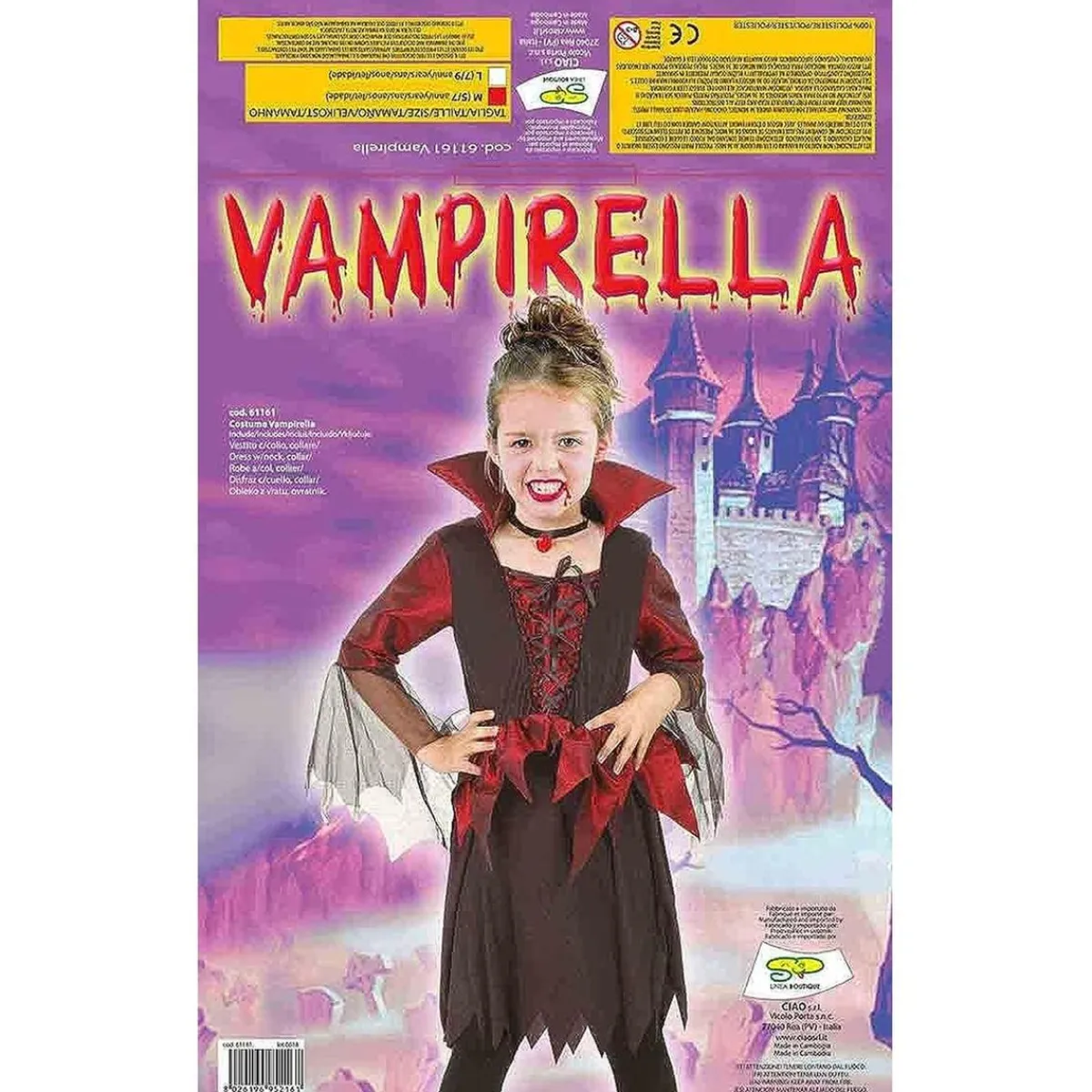 Discount Disfraz tipo vampiro para niña Disfraces|Halloween