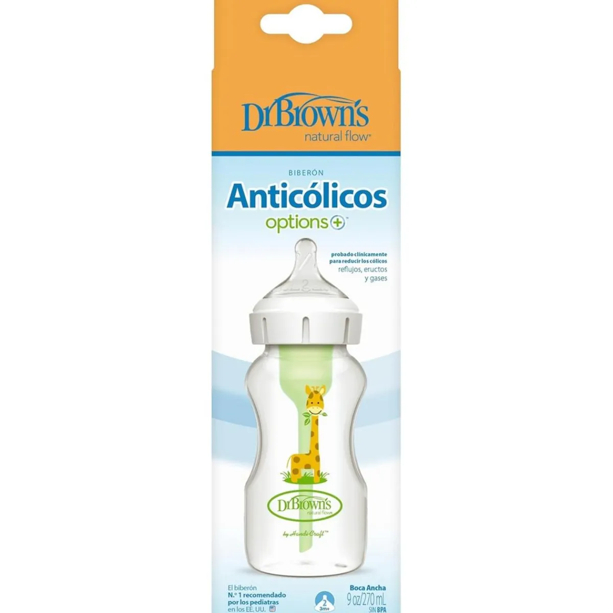 - Biberón Options Boca Ancha 270 ml*DR. BROWN'S Clearance