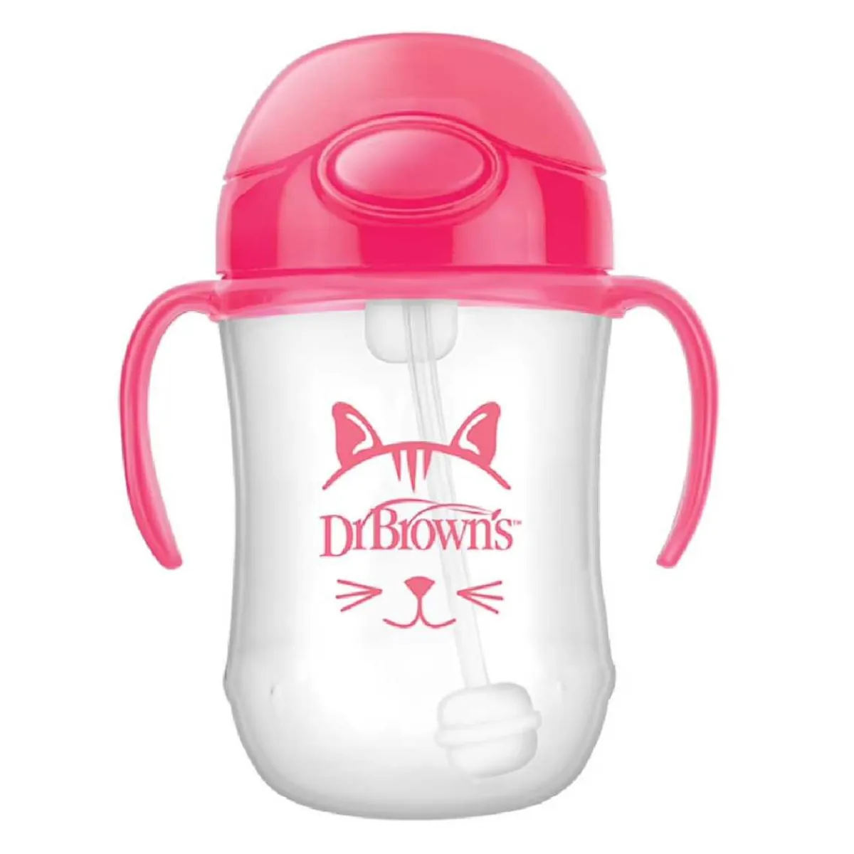 Dr. Brown´s - Mi primer vaso con pajita 270 ml Rosa Preparación Comida Y Accesorios·Tazas Y Vasos