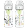 - Pack 2 Biberones Options+ Boca Ancha 270ml - Océano*DR. BROWN'S