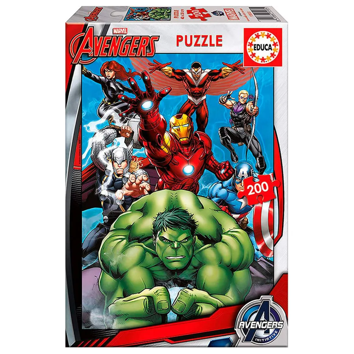 Online Educa - Avengers - Puzzle 200 Piezas Juegos Y Puzzles