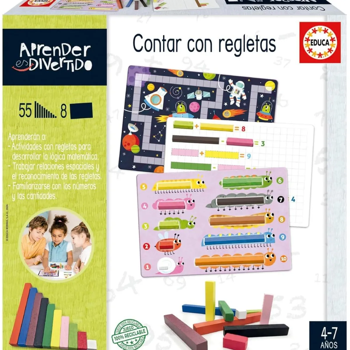 - Contar con regletas*EDUCA BORRAS