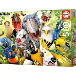 Best - Puzzle de pajarito: 500 piezas, 48x34 cm con Cola Fix para montaje ㅤ Juegos Y Puzzles