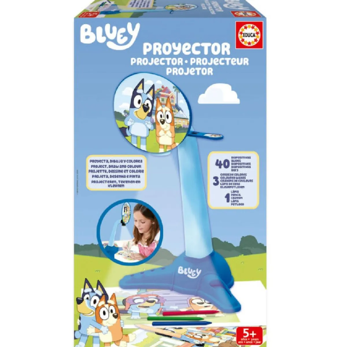 Clearance - Proyector de dibujo Bluey Arte Y Manualidades