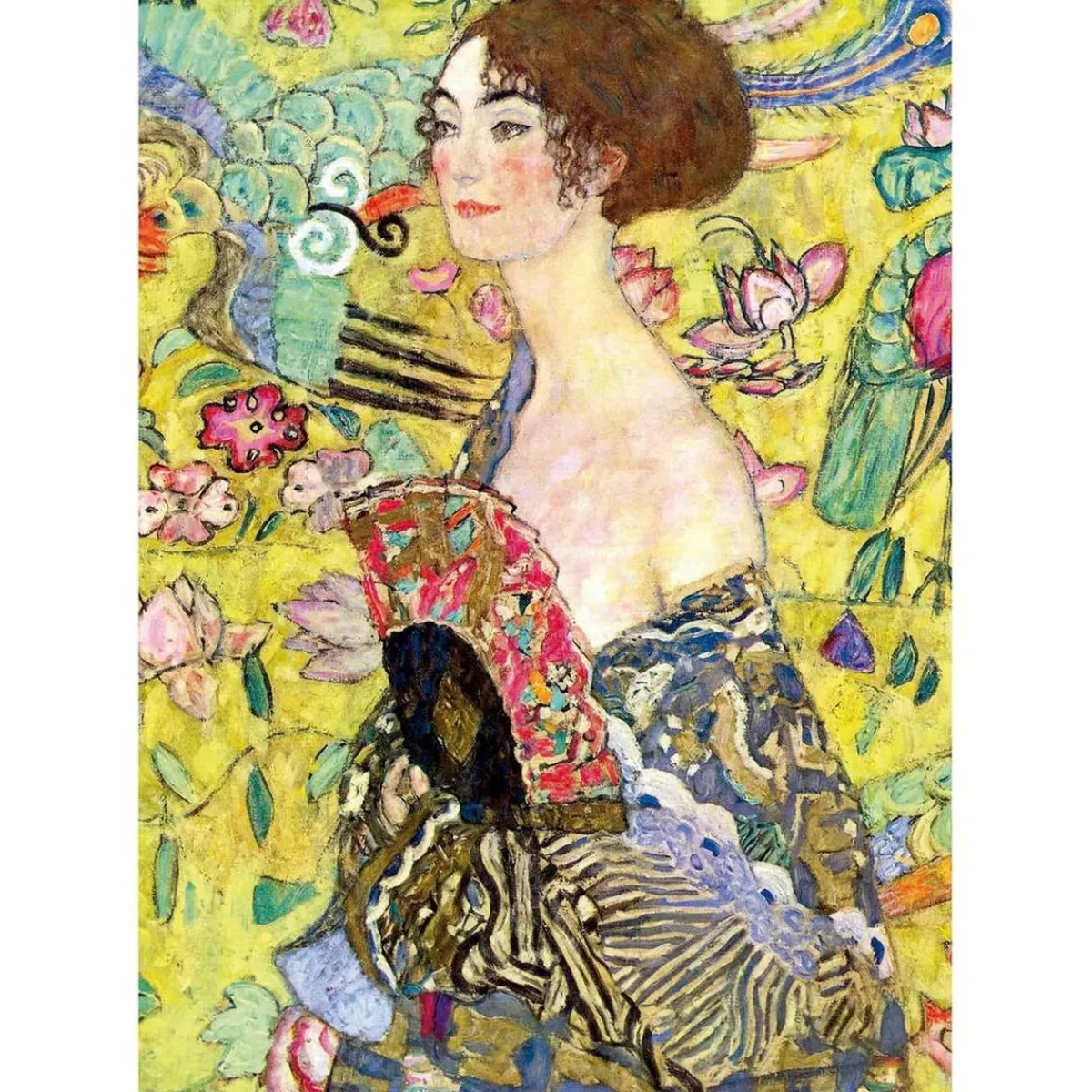 educa borrás - Puzzle Adultos Retrato de Adele Gustav Klimt 1000 Piezas ㅤ Juegos Y Puzzles