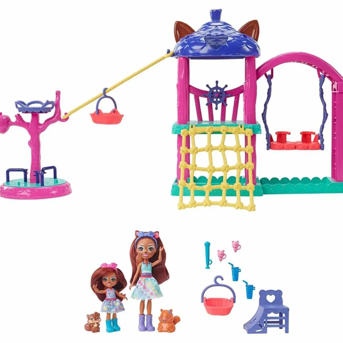 Hot - City Tails - Parque de juegos de Sabine y Seneca Squirrel Muñecas