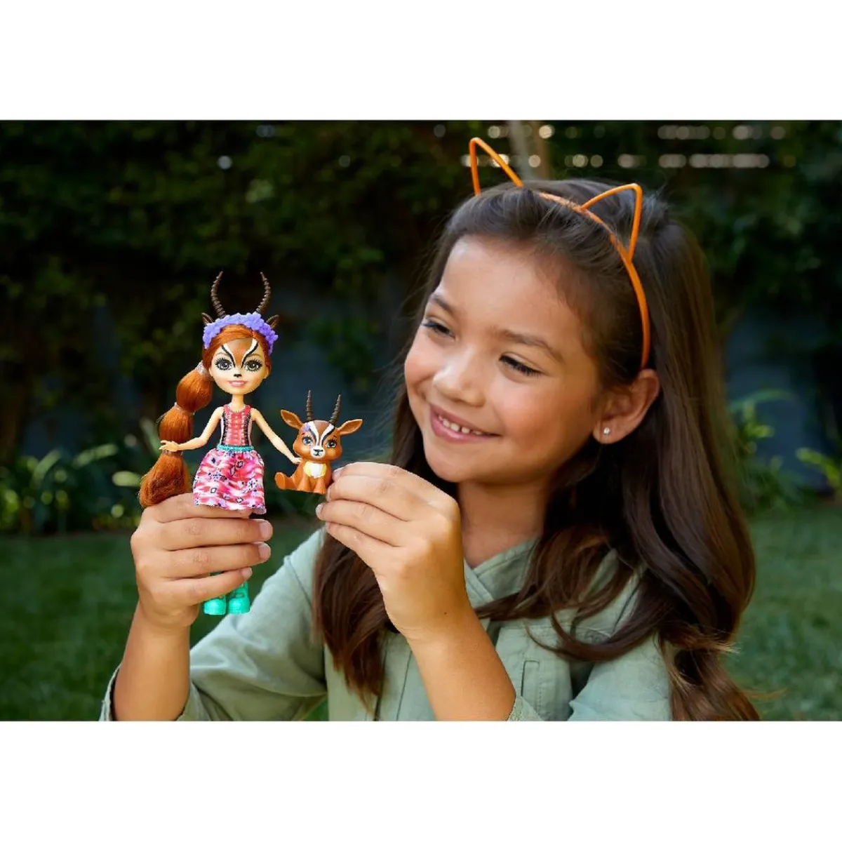 - Gabriela Gazelle y Racer - Pack muñeca y mascota*ENCHANTIMALS Hot
