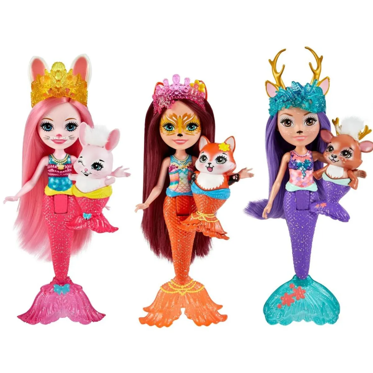 Enchantimals - Pack 3 sirenas*BARBIE Outlet