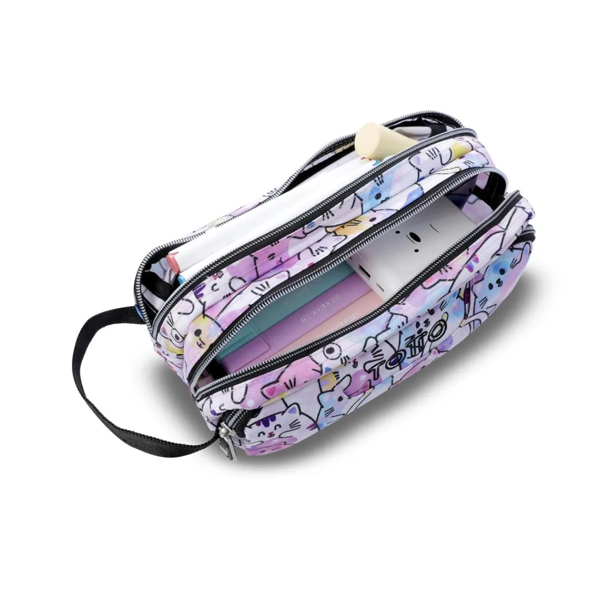 New Estuche Agapec Glitter – Paws Material Escolar